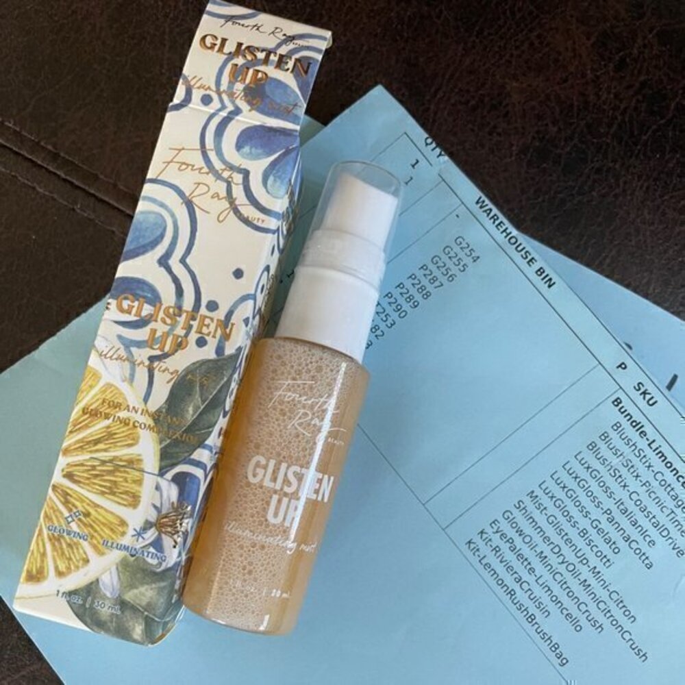 3/30$ ColourPop LIMONCELLO Glisten Up Vitamin C Illuminating Mist nib